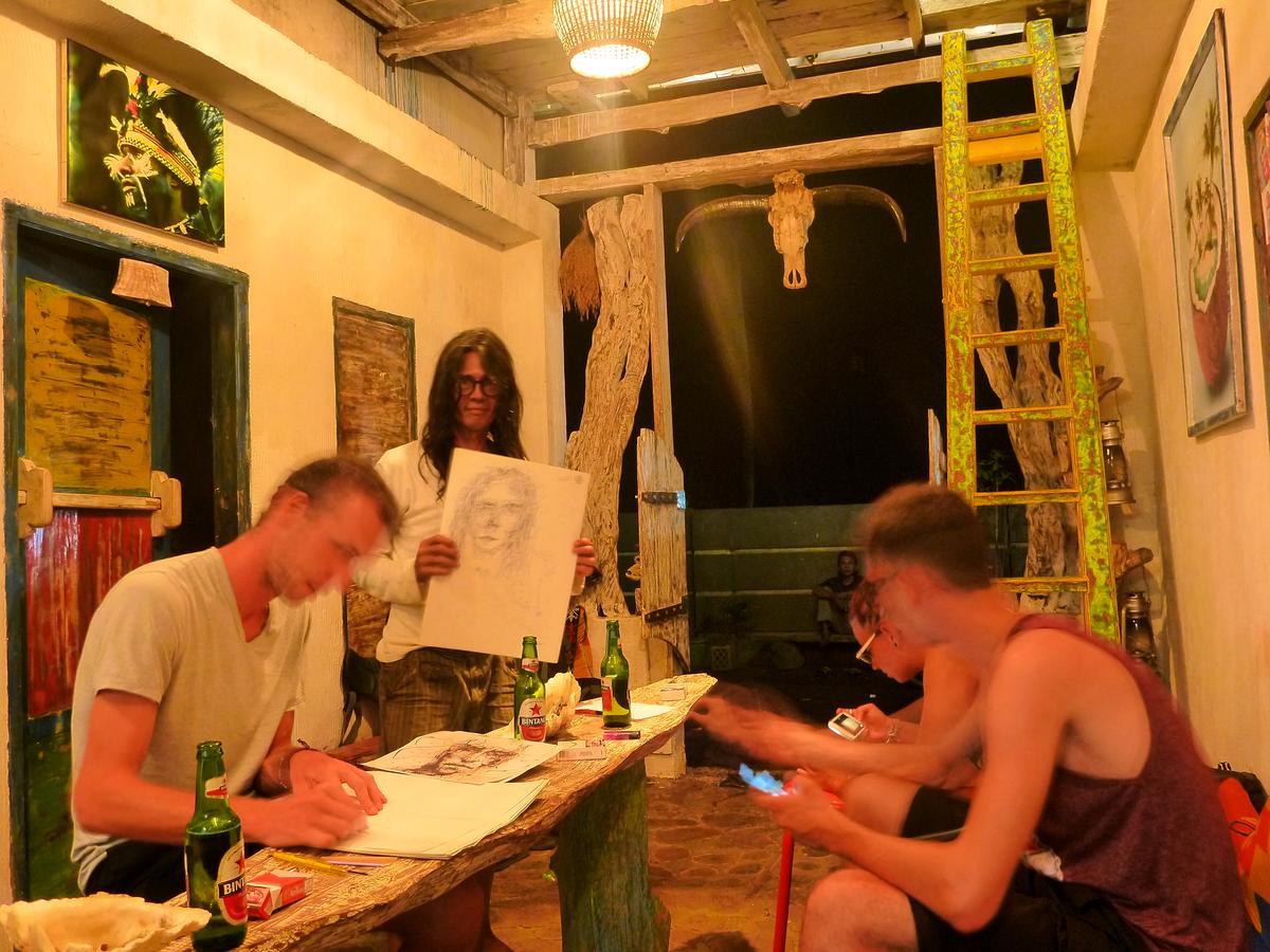 Gipsy Backpackers Pansiyon Gili Trawangan Dış mekan fotoğraf